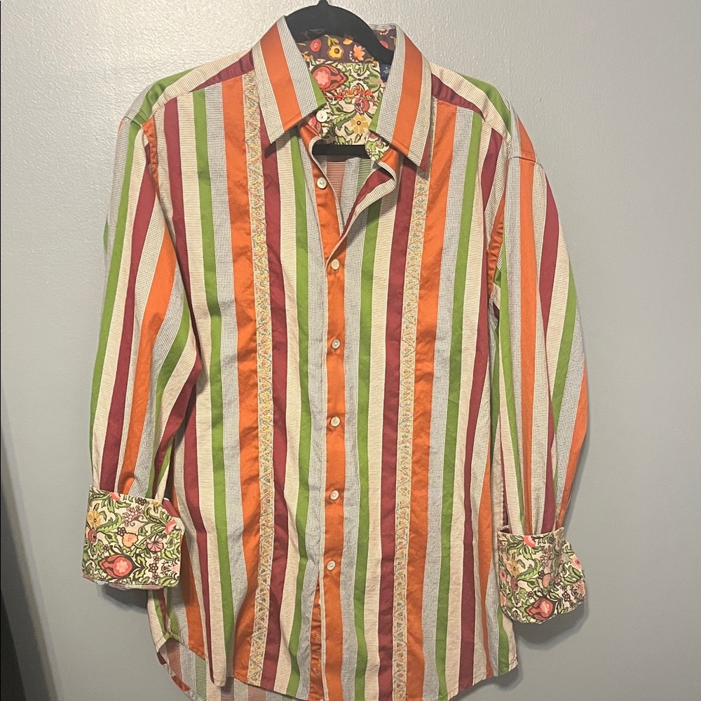 Robert Graham Multicolor Stripe Button-Down